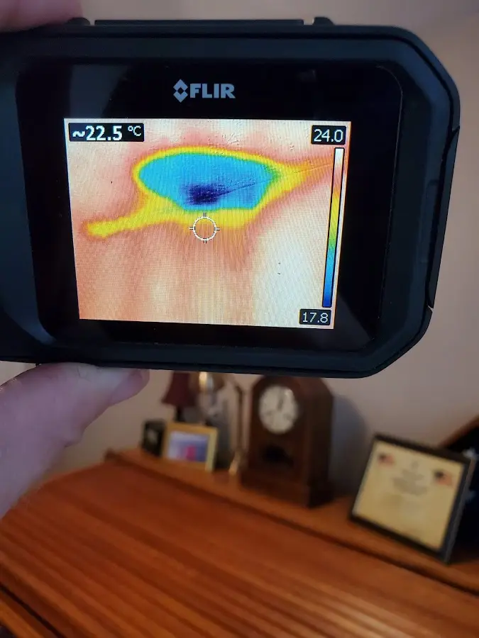 Thermal imaging inspection for water damage in Wilmore